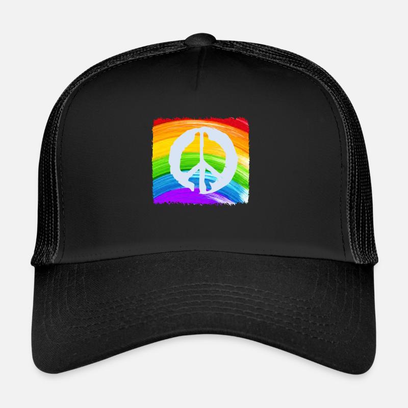 RAINBOW PEACE Trucker Cap