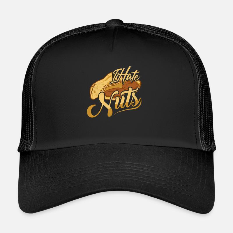 I Hate Nuts Nut Allergic Awareness Trucker Cap