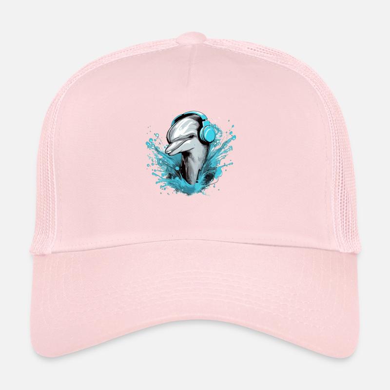 Jerko the audiophile dolphin Trucker Cap