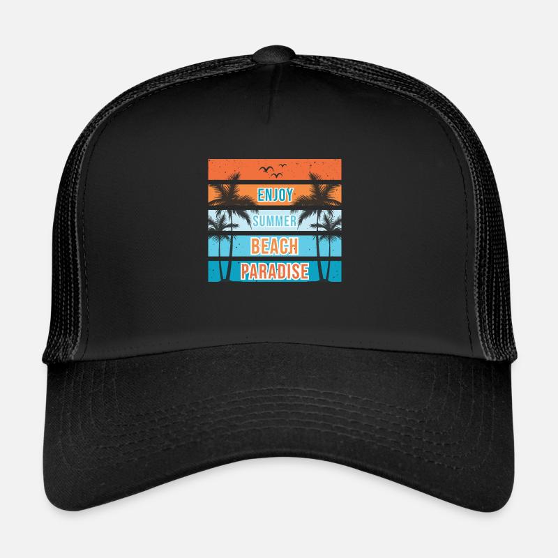 Paradis de la plage Casquette trucker 