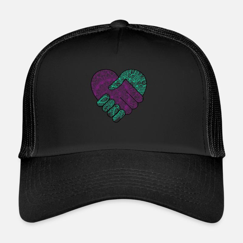 Peace - Trucker Cap - black/black