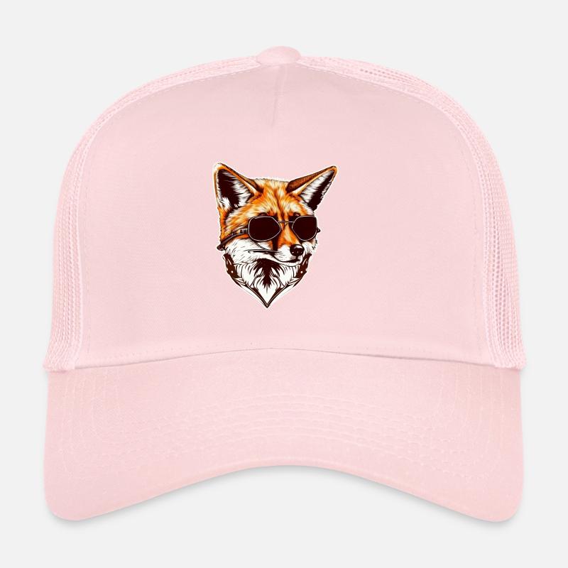Fuchs cool mit Sonnenbrille Trucker Cap