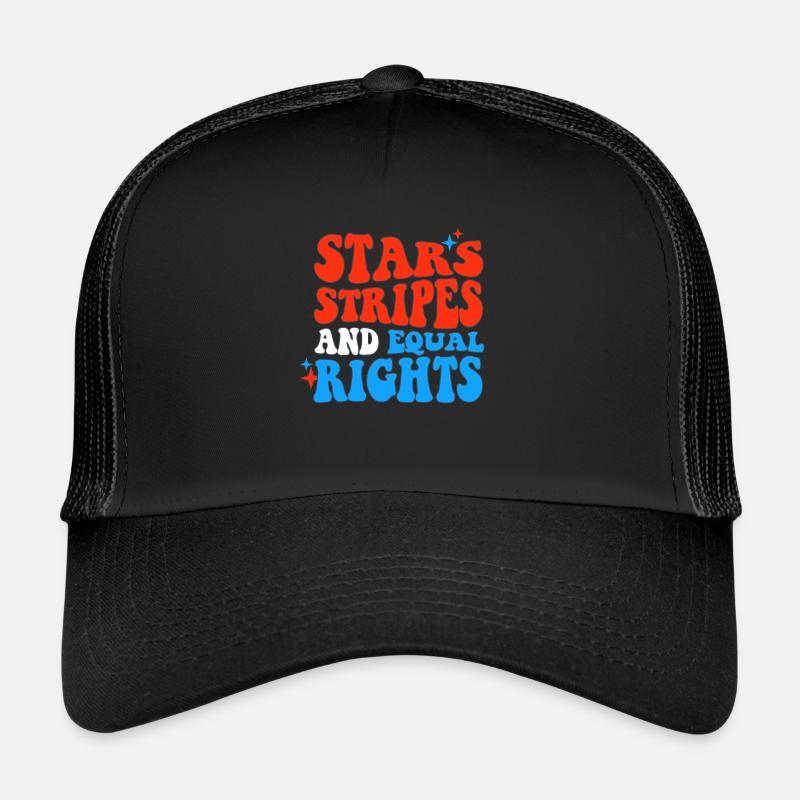 Star stripes and equality Trucker Cap