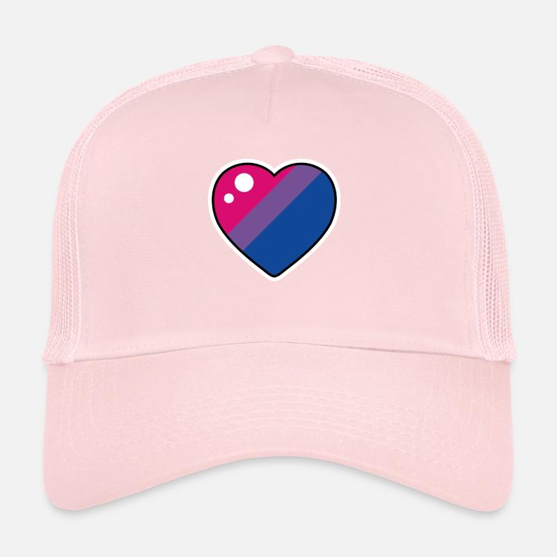 Heart (Bisexual flag) Trucker Cap