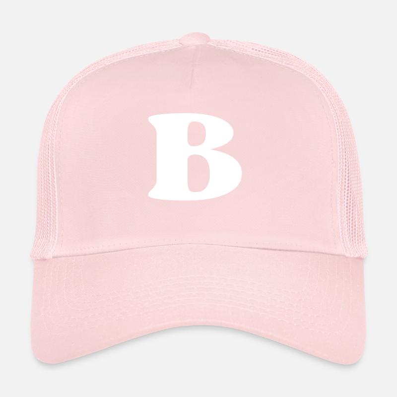 Lettre b Casquette trucker 