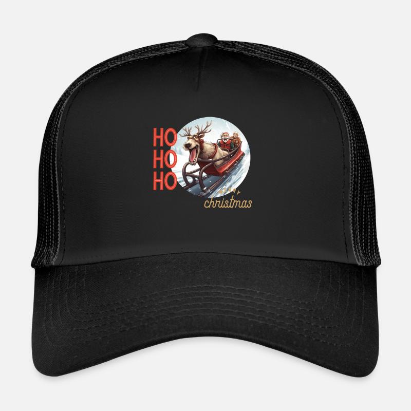 Merry Christmas - Trucker Cap - black/black