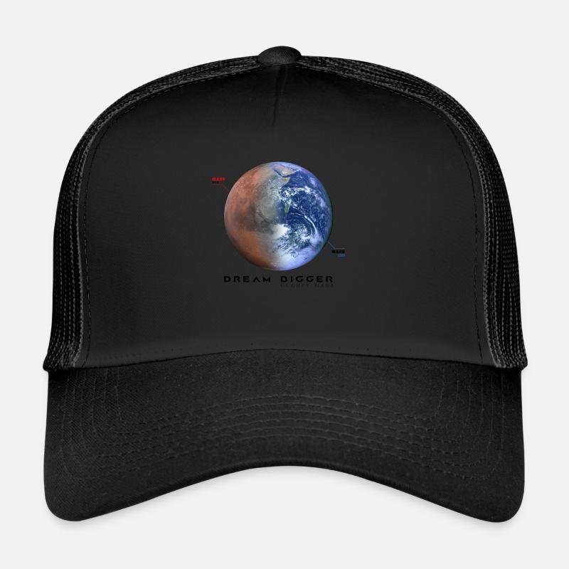 Mars - Rêver plus grand et occuper Mars Casquette trucker 