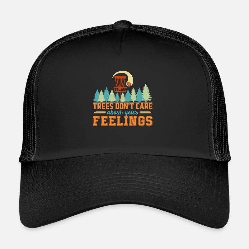Les arbres ne s’en soucient pas Disc Golf Disc Golfer Sport Casquette trucker 