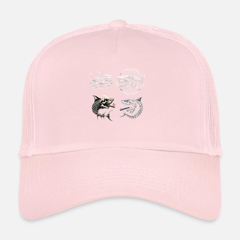 4 requins Casquette trucker 