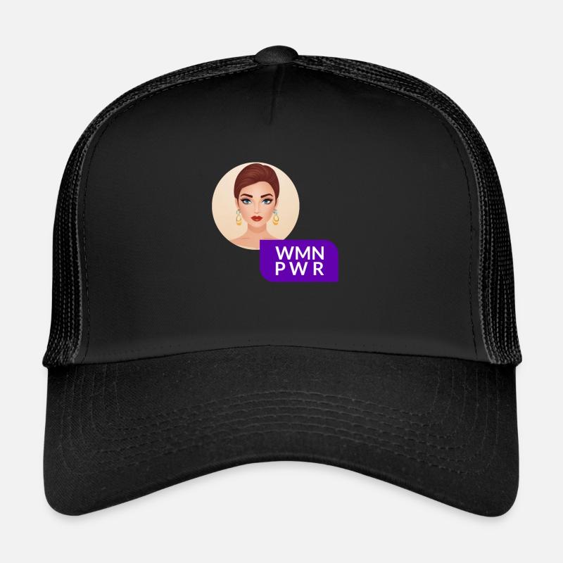 WMN PWR - Visage Féminin - 01 Casquette trucker 