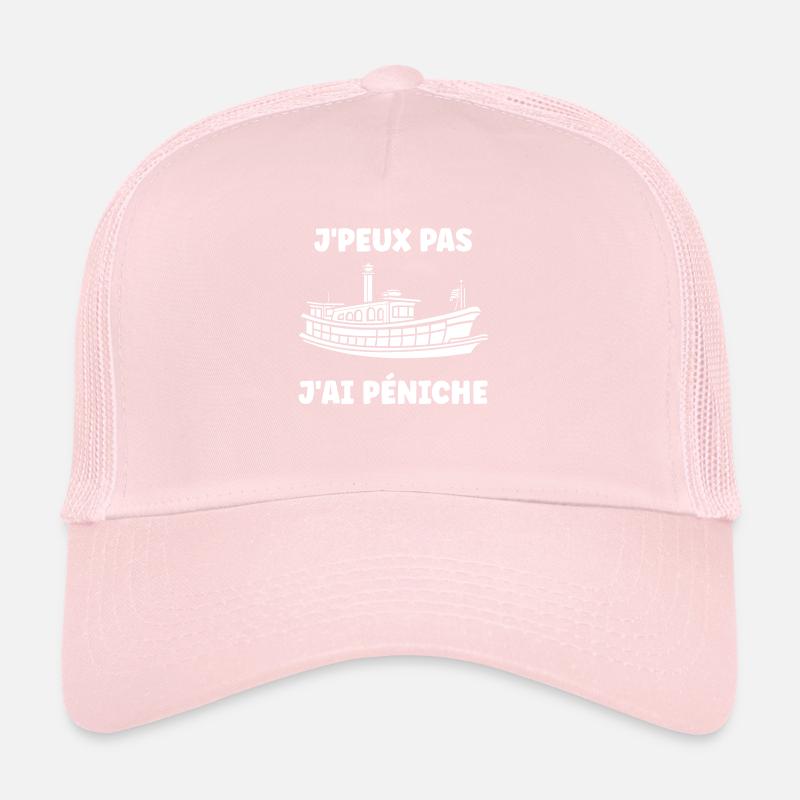 Bateau humour péniche Casquette trucker 