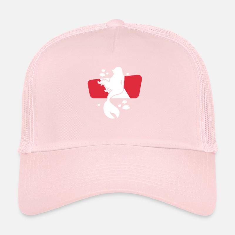Drapeau de plongée drôle - sirène plongeuse Casquette trucker 