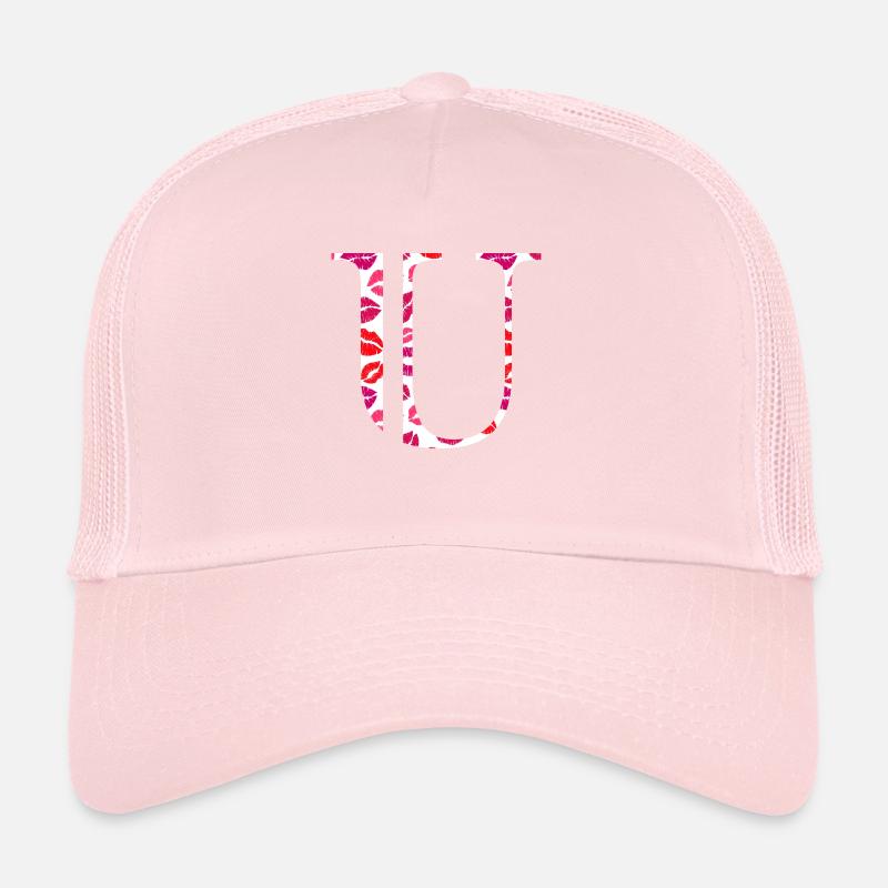Lettre u bisous Casquette trucker 