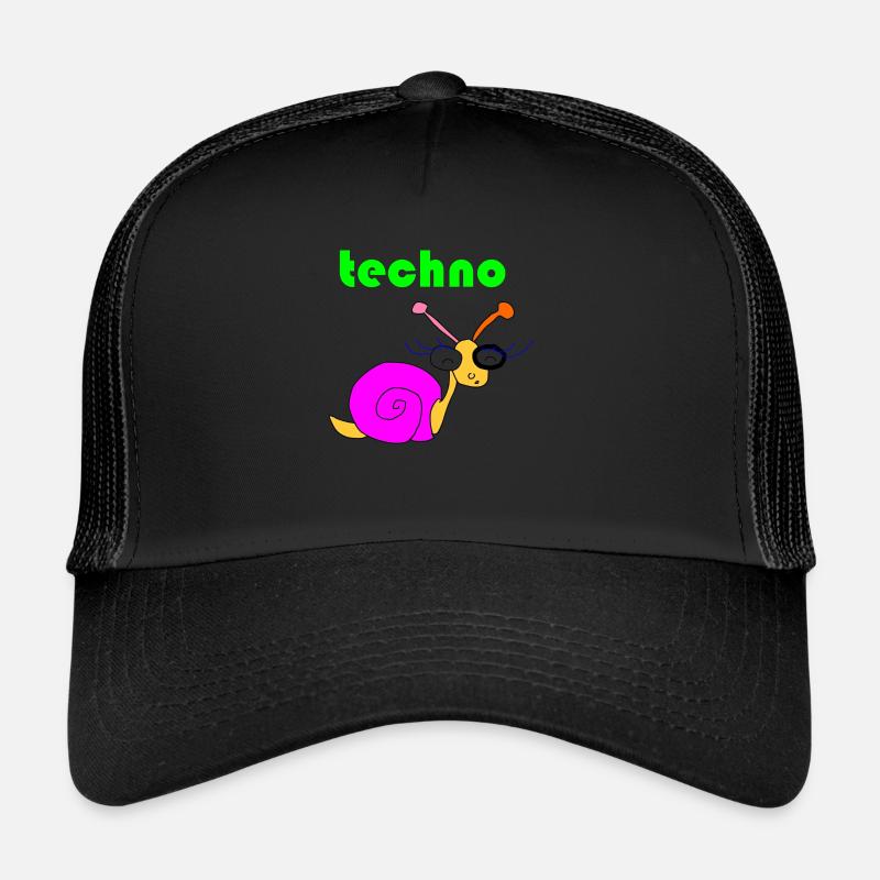 techno schnecke Trucker Cap