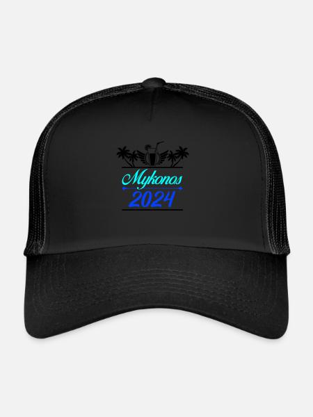 Mykonos 2024 - Trucker Cap - black/black - Front
