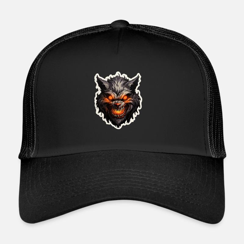 Halloween Werwolf Trucker Cap
