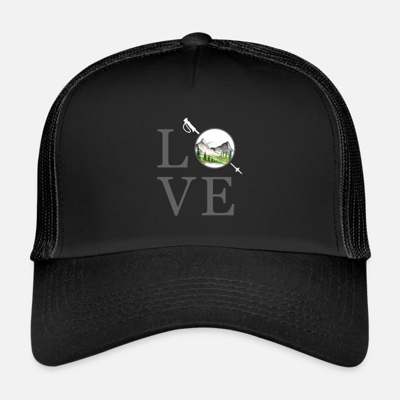 Bergwandern servus alpin "hike Mountain trail" - Trucker Cap - Schwarz/Schwarz