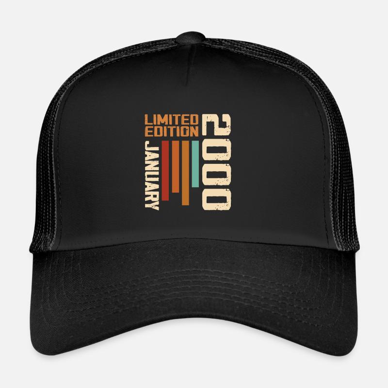 January 2000 - 2000 January Birthday Gift Trucker Cap