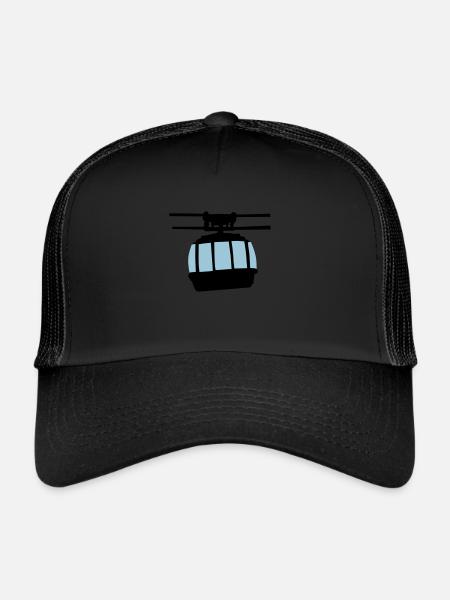 Gondel - Trucker Cap - Schwarz/Schwarz