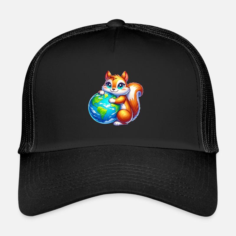 Eichhörnchen für Erde Umweltschutz Naturschutz Trucker Cap