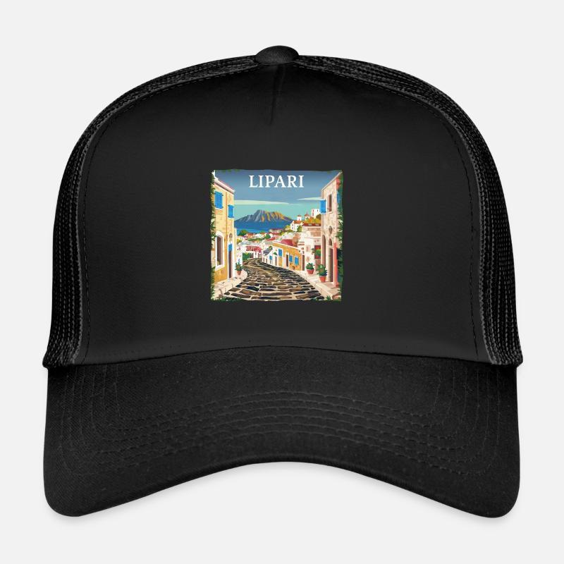 Lipari Italy: Dream Beach Summer Vacation Trucker Cap