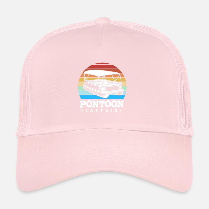 Bateau ponton Bateau Bateaux Casquette trucker 
