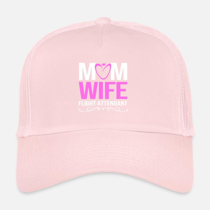 Stewardess Flight Attendant Trucker Cap