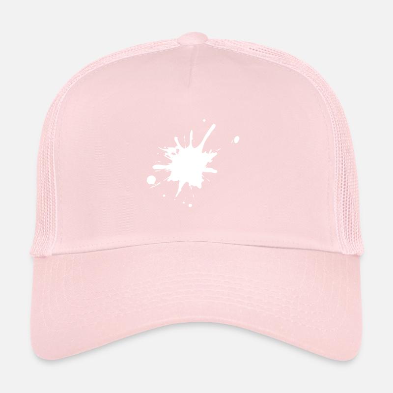 splash klecks weiss (Vectorgraphic) Casquette trucker 