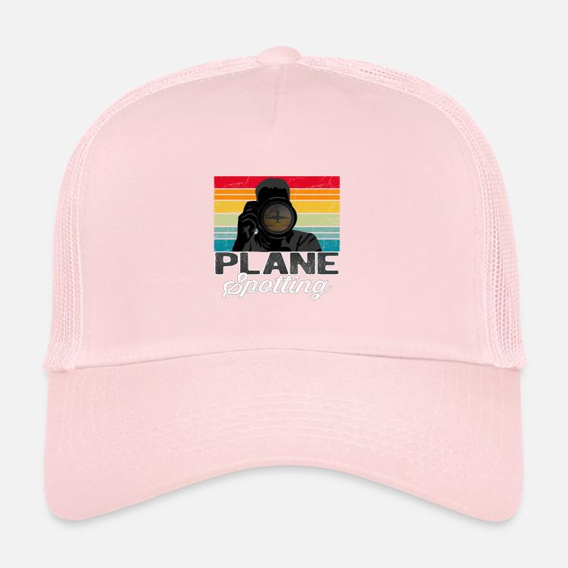 Plane Spotter Sunset - Vintage Geschenk Flugzeug Trucker Cap