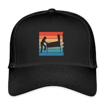 flipper - Casquette trucker  - noir/noir - Devant