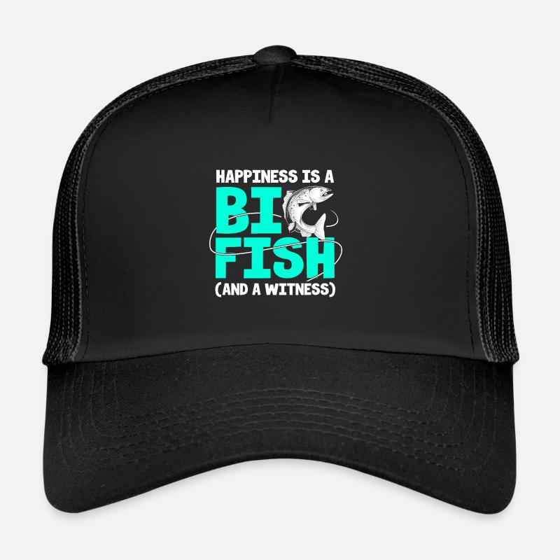 Truite Truite étang pêche canne pêcheur Frogfish Casquette trucker 