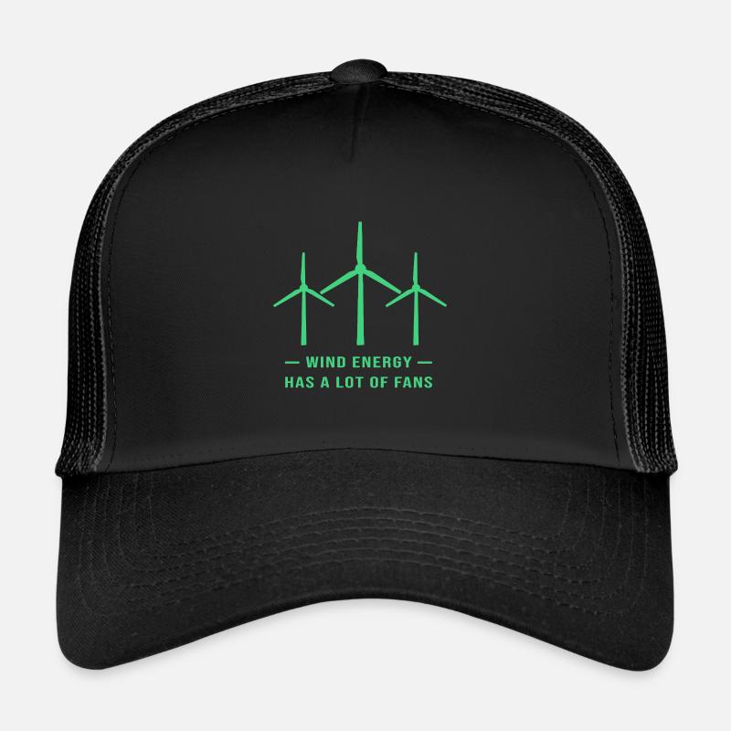 Windrad Windenergie Windkraft Trucker Cap