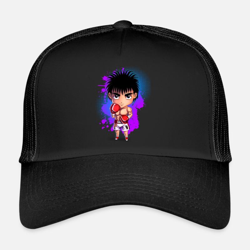 Boxen Chibi - Trucker Cap - Schwarz/Schwarz