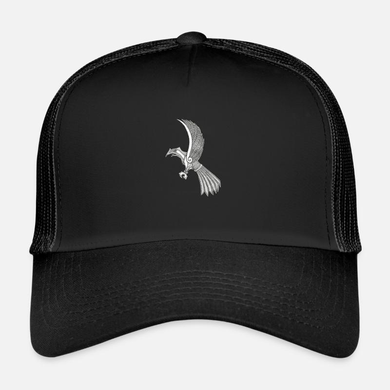 Huginn - Trucker Cap - black/black