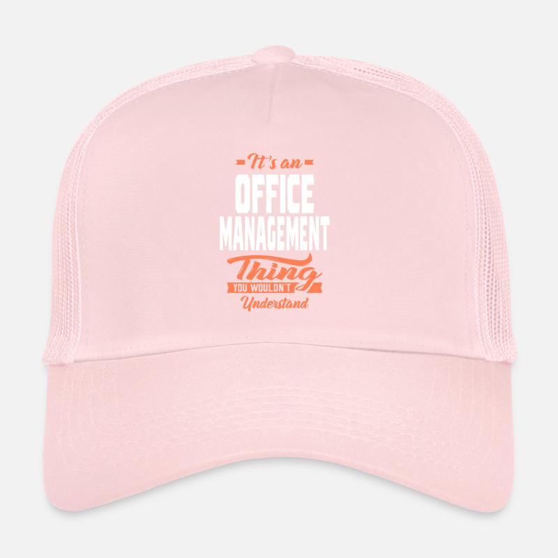 Office Management Thing Trucker Cap