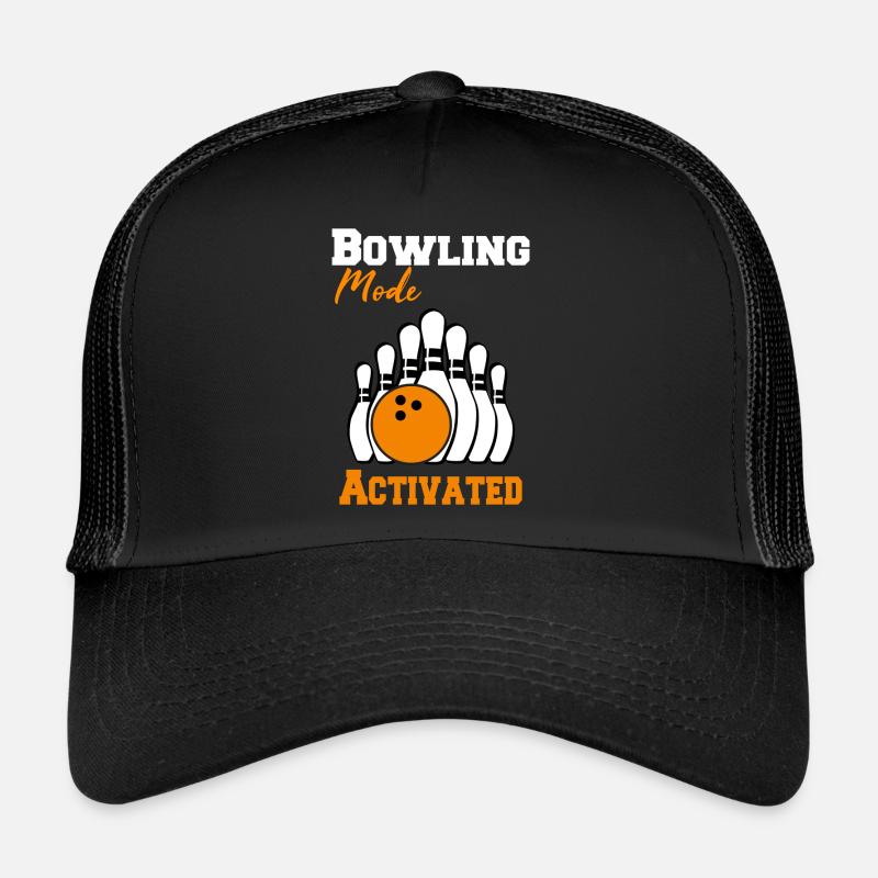 Bowling Bowling Bowling - Trucker Cap - Schwarz/Schwarz