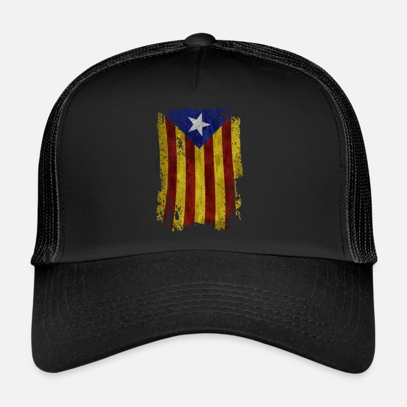 Catalogne Catalogne Catalogne - Casquette trucker  - noir/noir