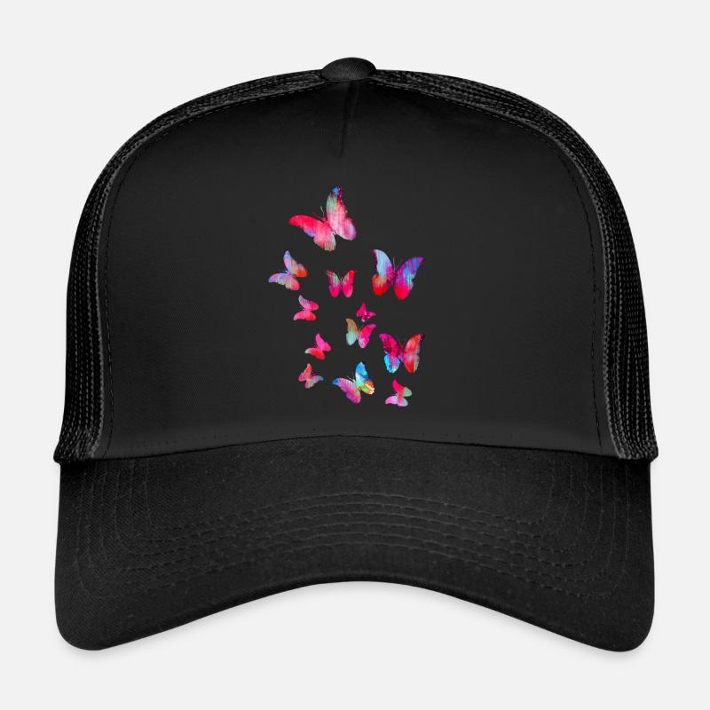 Papillon, butterfly, essaim, voler Casquette trucker 