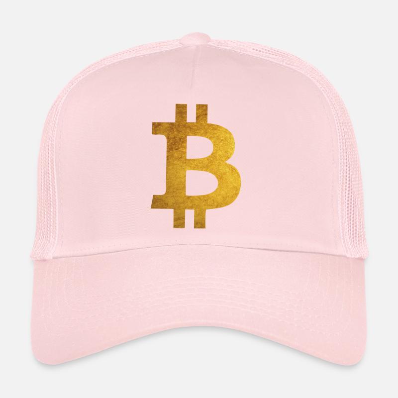 Gold Bitcoin Casquette trucker 