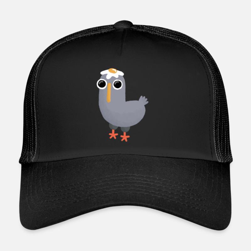 Colombe - Casquette trucker  - noir/noir