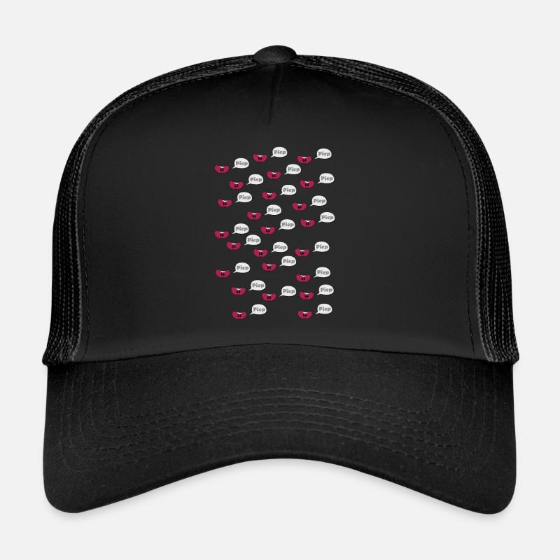 Haricots - Casquette trucker  - noir/noir