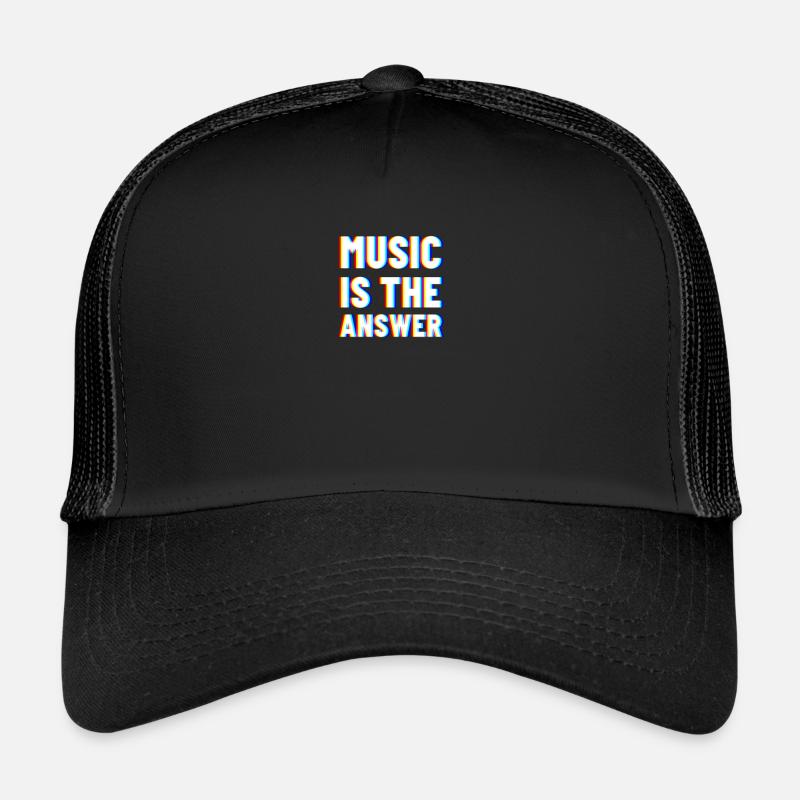 Musique Techno Electro Casquette trucker 