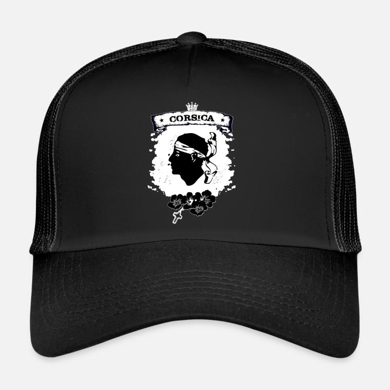 Corsica - Trucker Cap - black/black