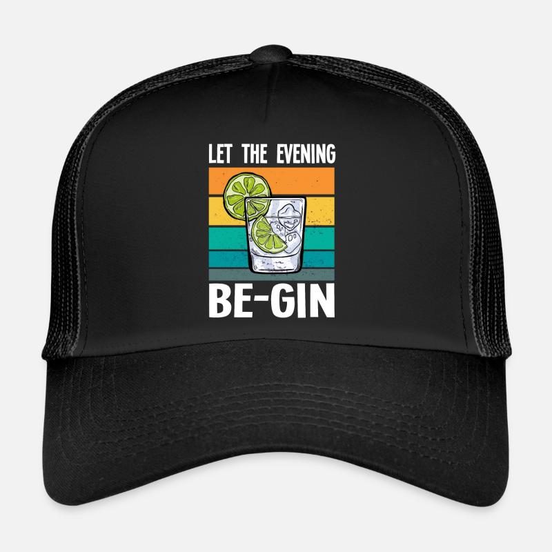 Gin - Gin Cocktail Gin Drinker Gift Shirt Trucker Cap