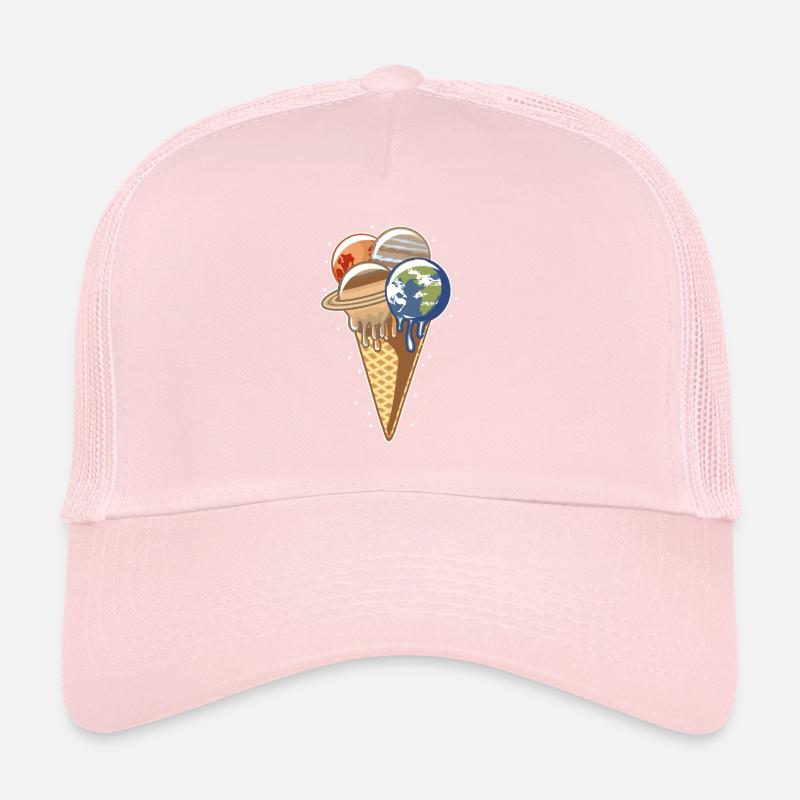 planète de la crème glacée Casquette trucker 