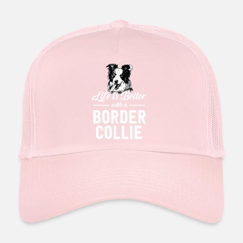 Border Collie chien chiot élevage Agility chien de compagnie Casquette trucker 