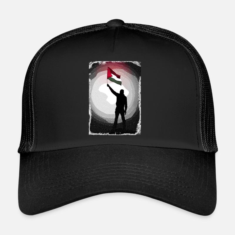 Palestine Drapeau Vies Comptent P5 Casquette trucker 