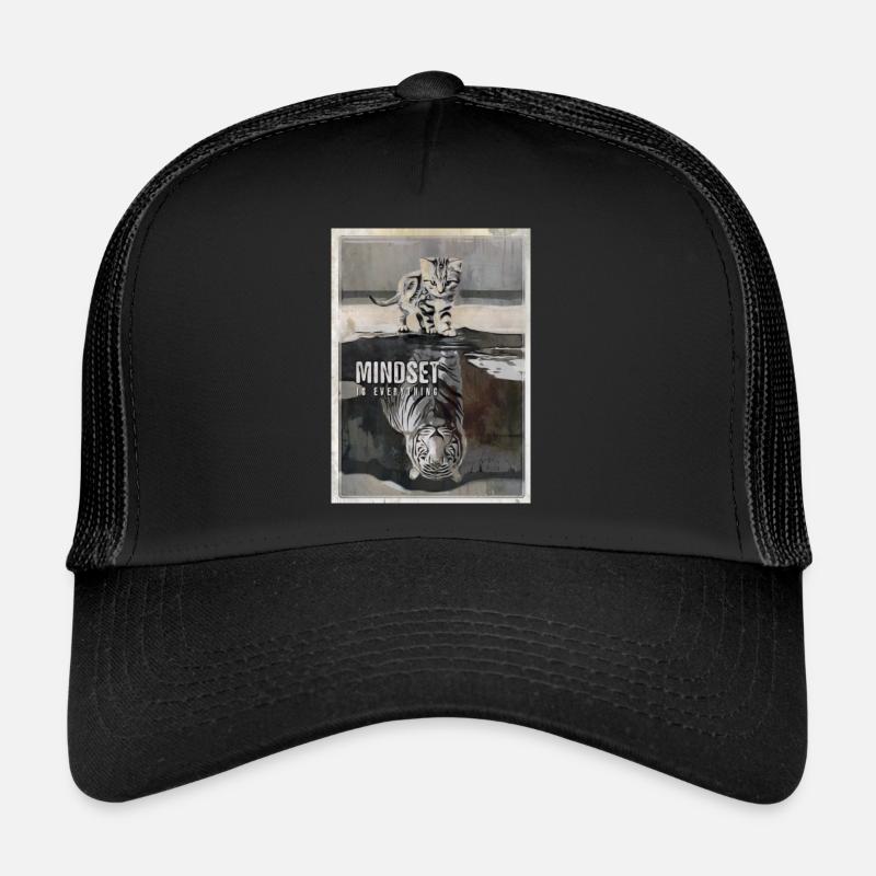 Mindset is Everything Tiger Trucker Cap