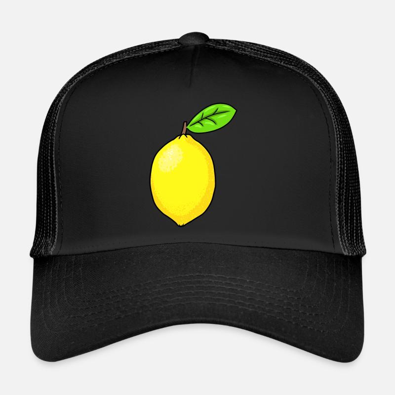 Lemon sour emotion feelings fruit lemons Trucker Cap