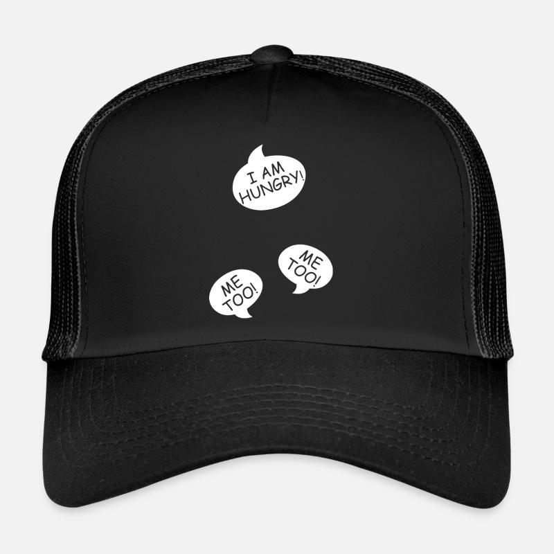 Schwangerschaft verkünden Zwillinge Mama Mutter - Trucker Cap - Schwarz/Schwarz